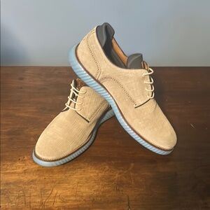 Men's Beige Martin Dingman Blue Sole